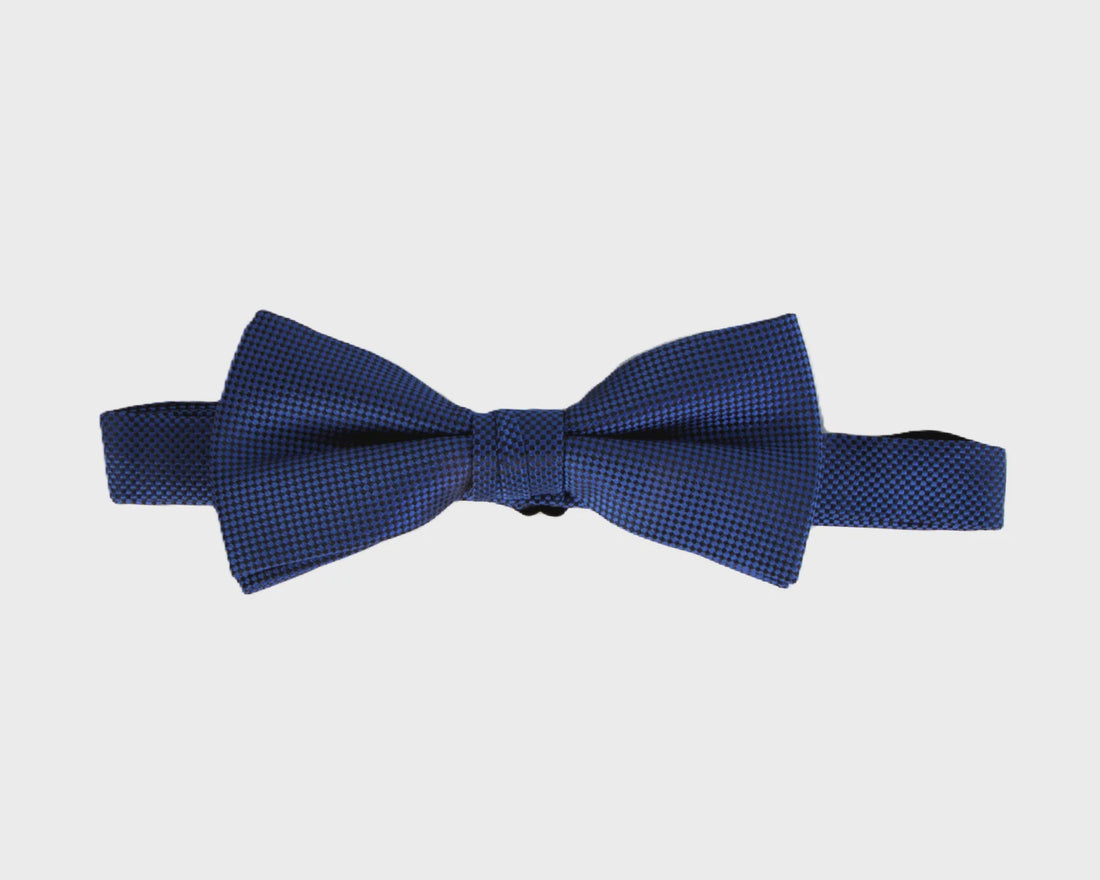 Self Pattern Bow Tie Royal - Carlo Visconti