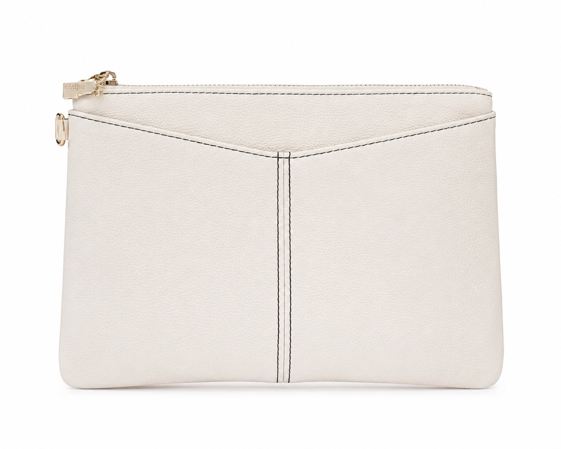 Adorn Clutch - Cream