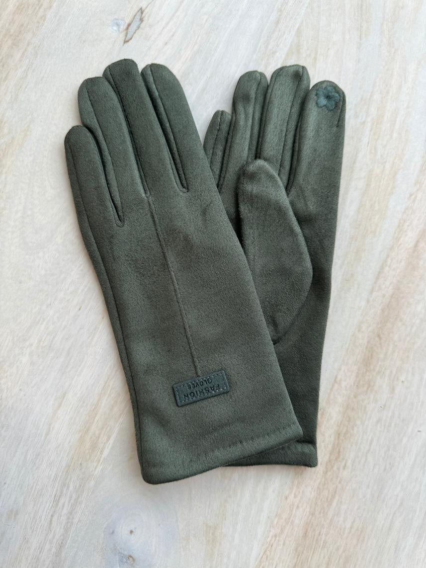 Poly Suede Gloves - Cinnamon Creations