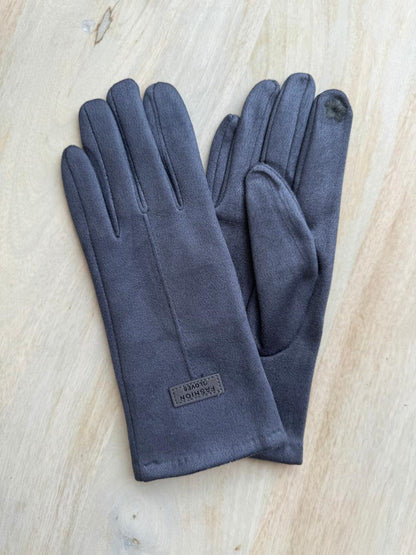 Poly Suede Gloves - Cinnamon Creations