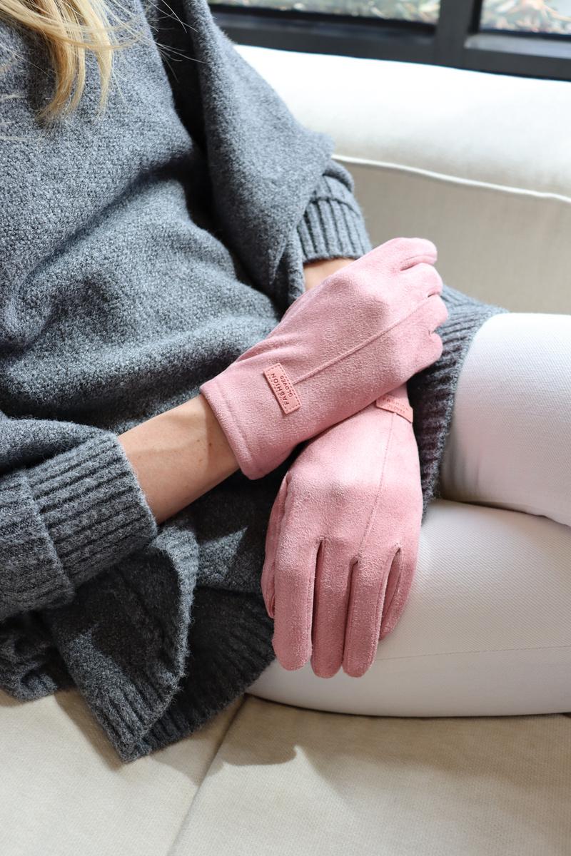 Poly Suede Gloves - Cinnamon Creations