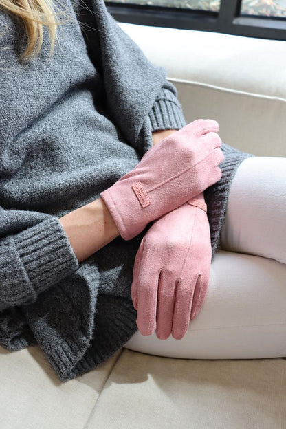 Poly Suede Gloves - Cinnamon Creations