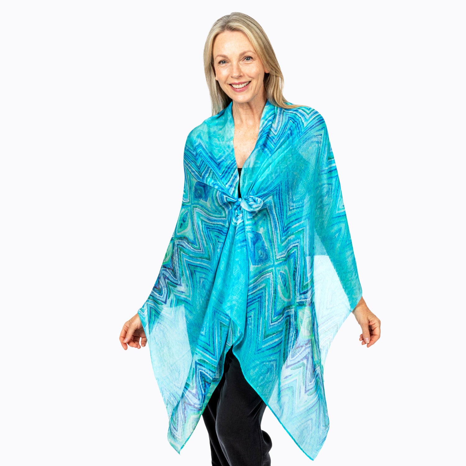 Silk Scarf Sirenity - Claire Powell