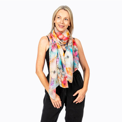 Silk Scarf Zen - Claire Powell