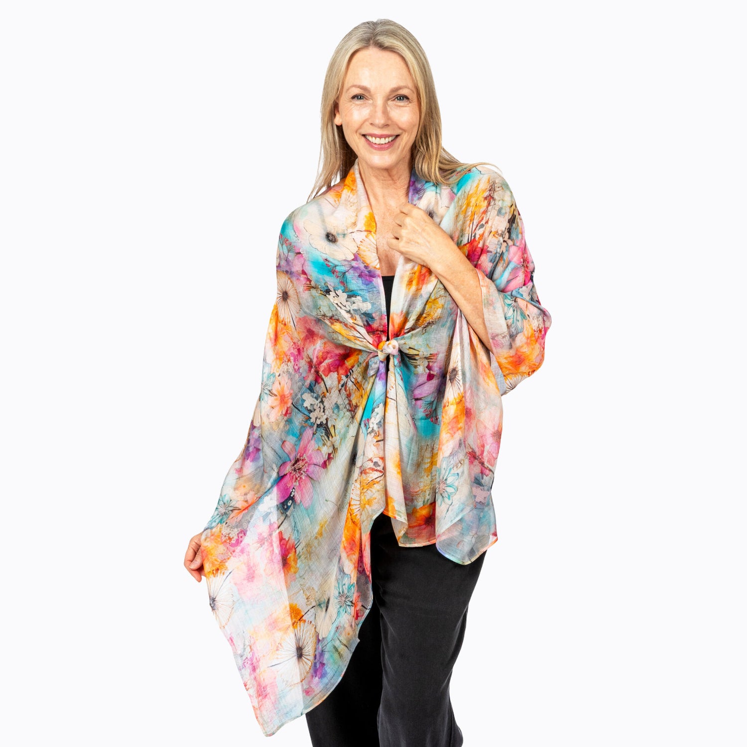 Silk Scarf Zen - Claire Powell