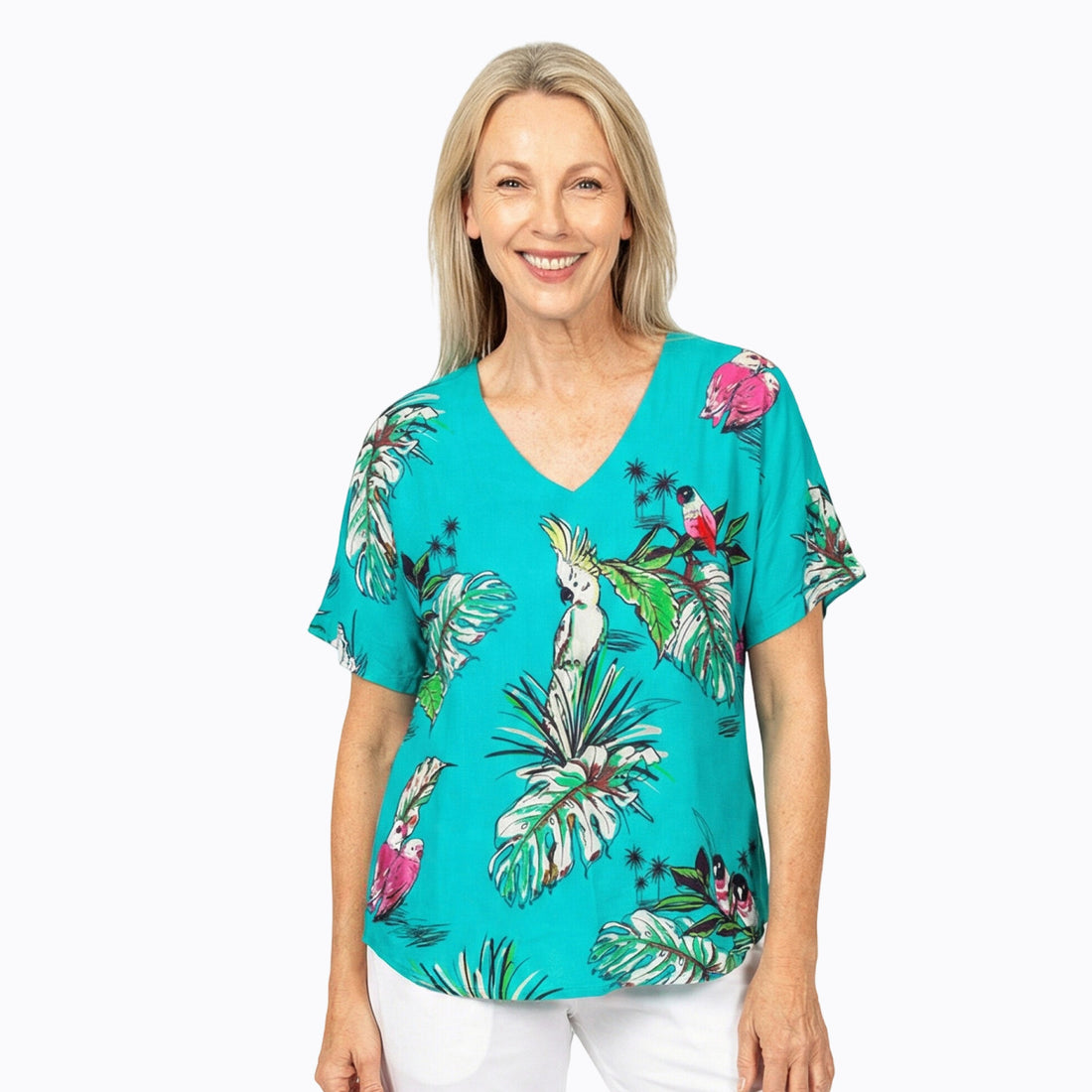 V-Neck Tee Tweet - Claire Powell