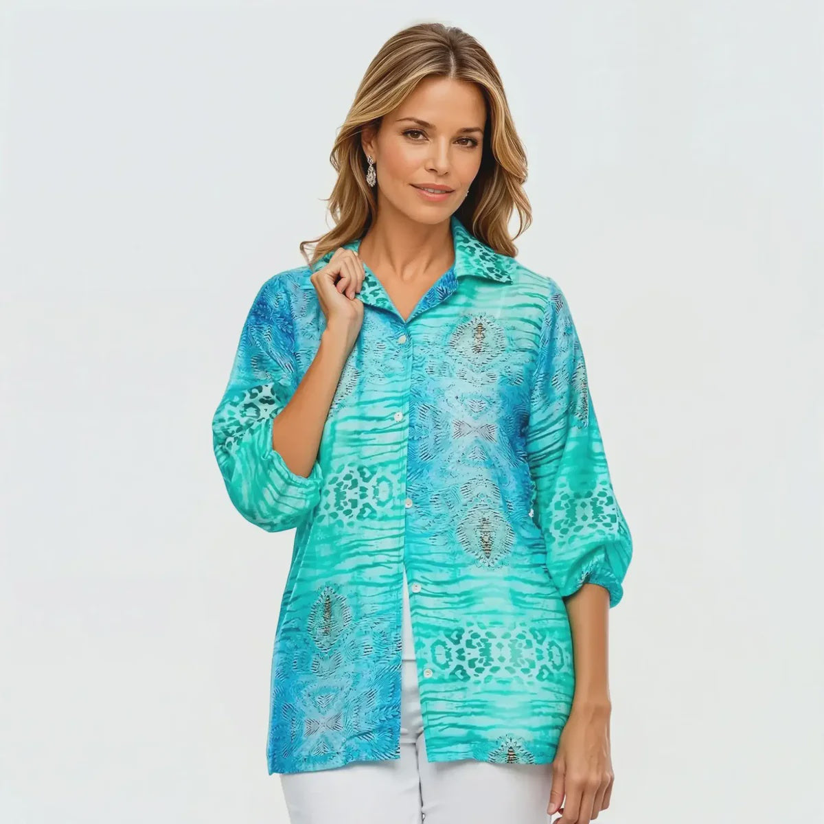 Claire Powell Collared Shirt - Spray