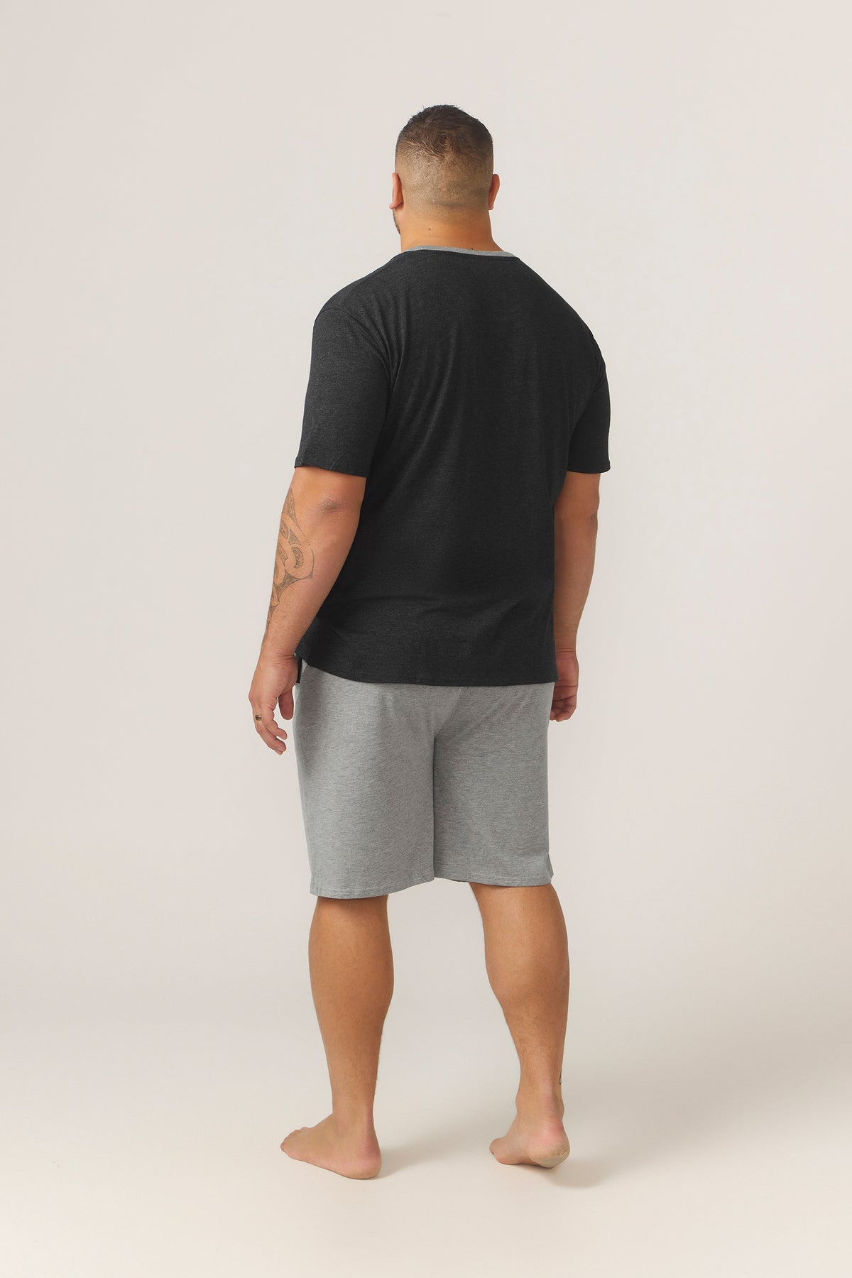 Bamboo Cotton SS Set Char/Grey - Contare