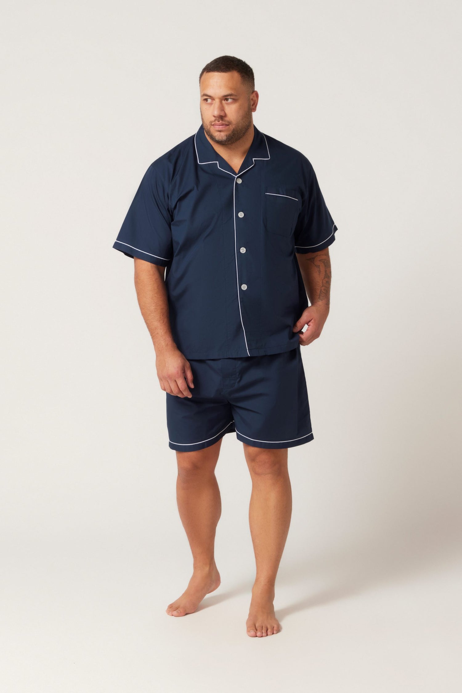 Cotton Rich SS Set French Navy - Contare