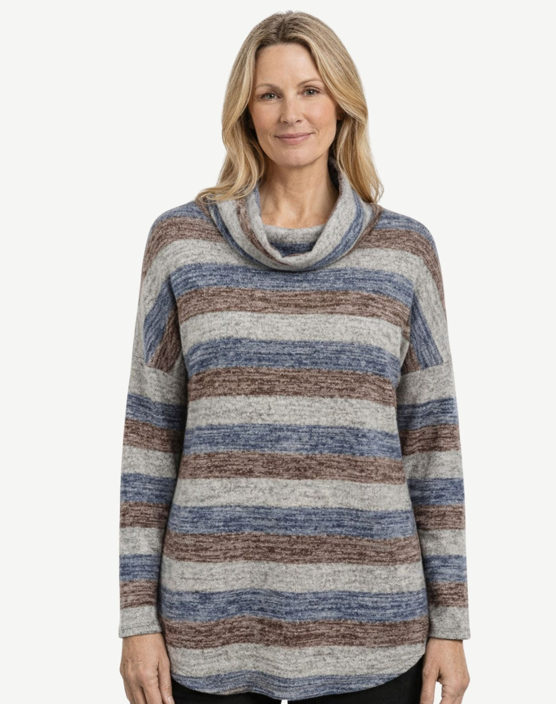Super Soft YD Jumper Dark Walnut/Indigo Corfu