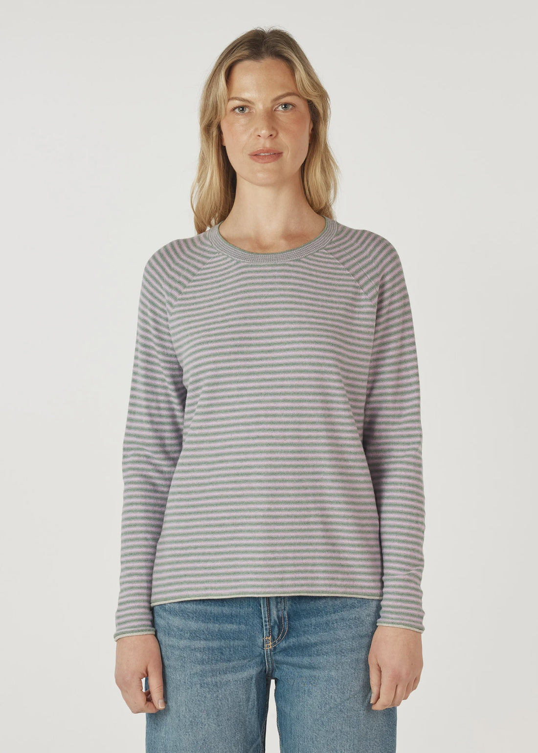 Essential Stripe Crew ZP7147