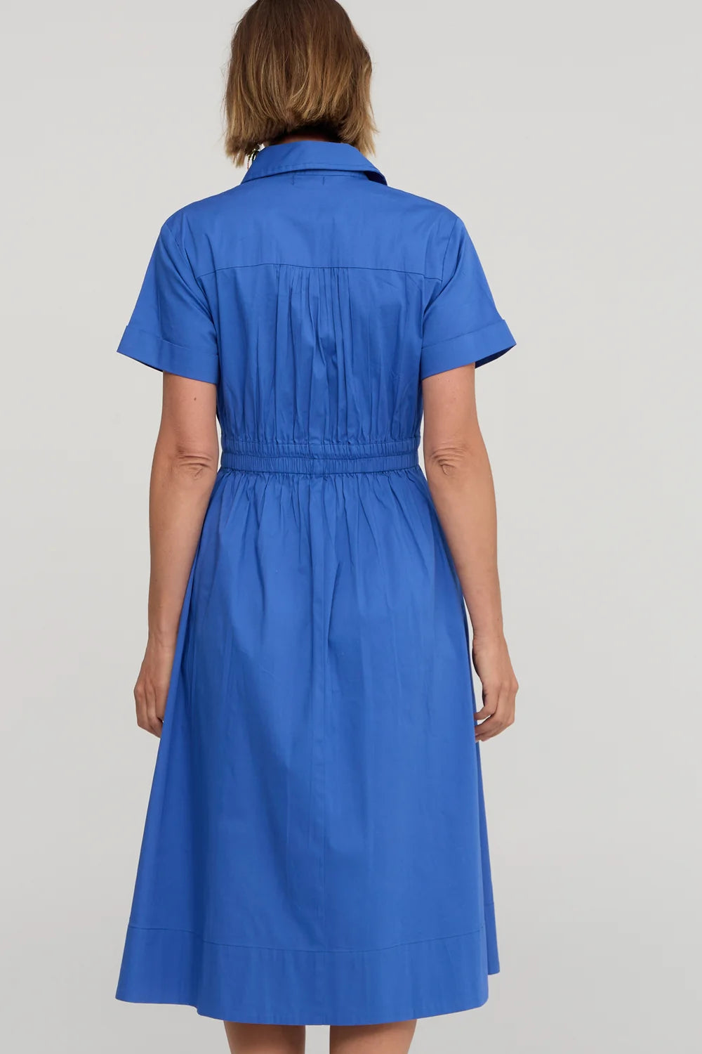 Kalinda Dress Oxford Blue - Ella &amp; Sunday