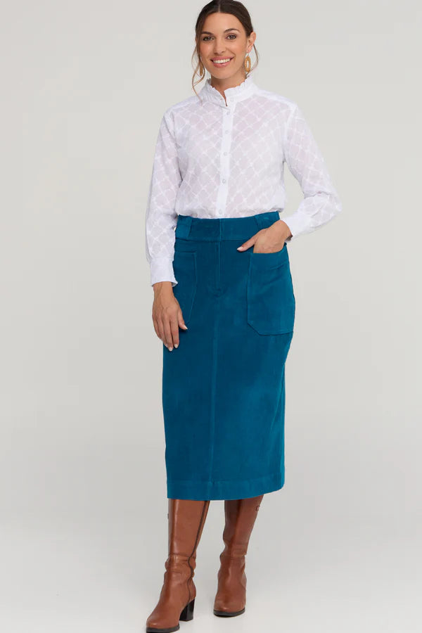 Winnie Skirt Stormy Blue - Ella &amp; Sunday
