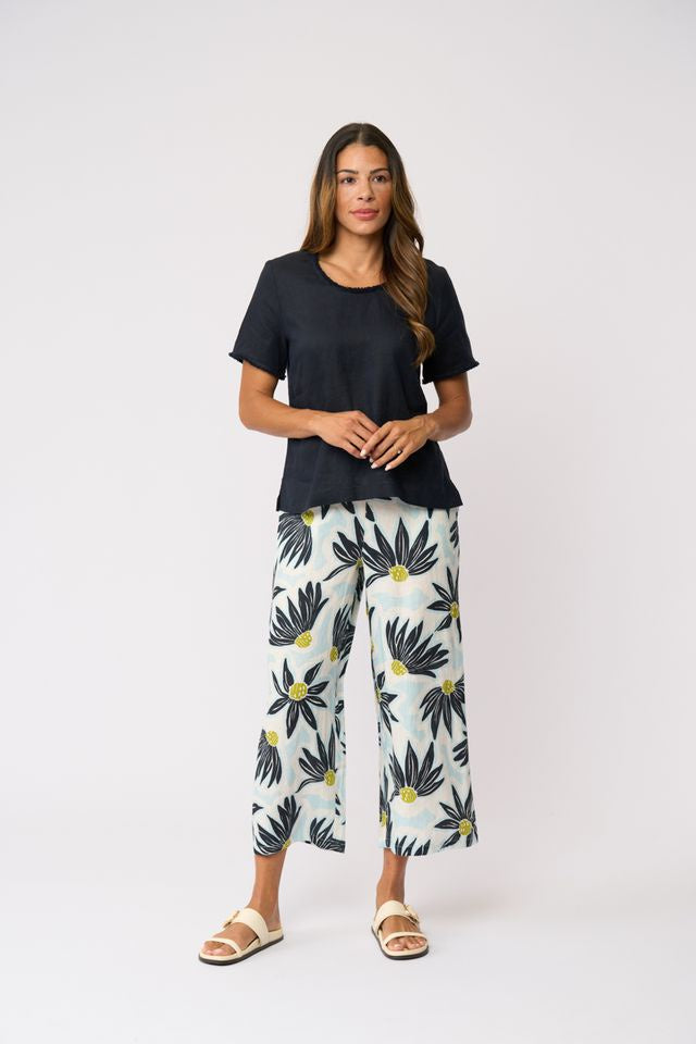 Benefits Scoop Top True Navy - FOIL