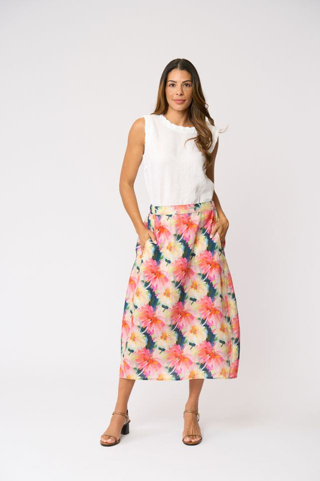 Speaks Volumes Skirt Flower Burst - FOIL