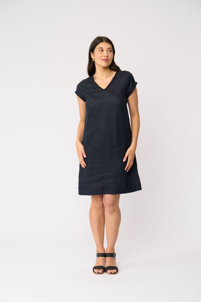 V Festival Dress True Navy - FOIL