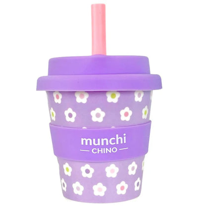 Munchi Babychino Cup w/ Silicone Straw (4oz)