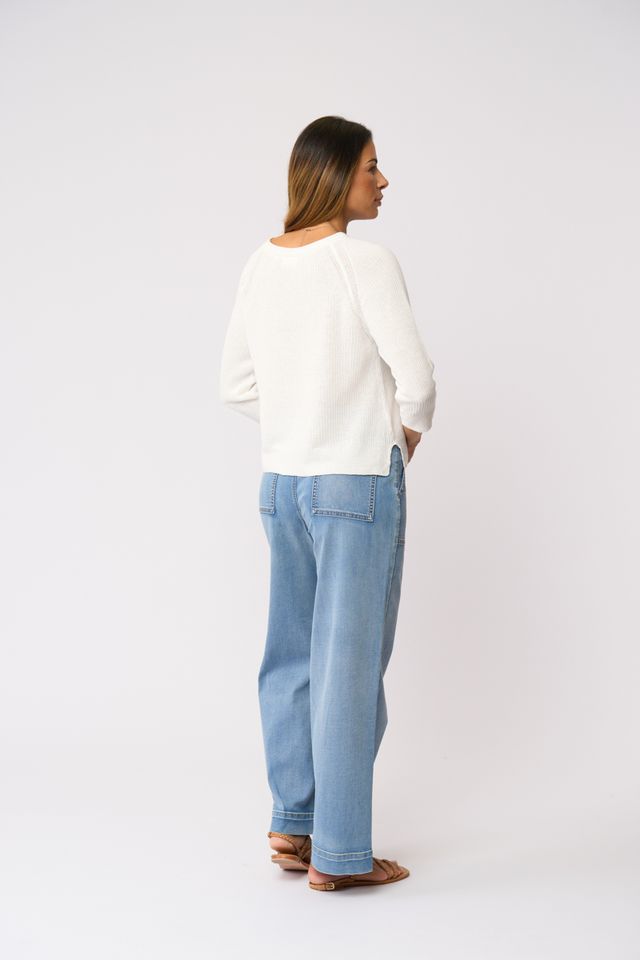 Loop Me In Sweater Vanilla - FOIL