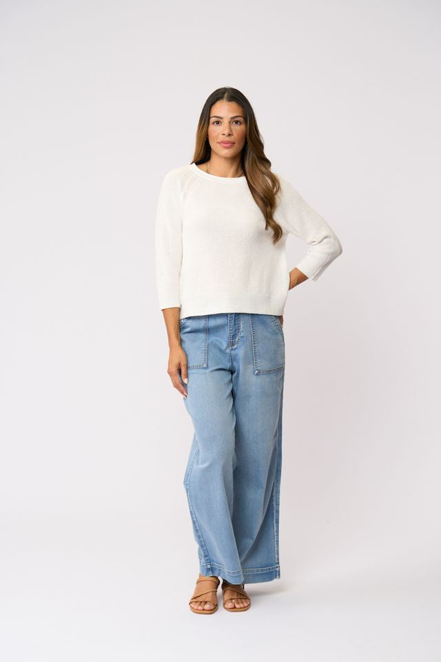 Loop Me In Sweater Vanilla - FOIL
