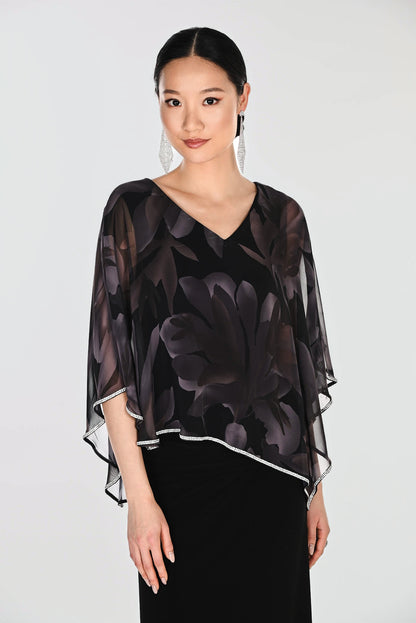 Elegant Floral V-neck Pullover Style Dress - Frank Lyman