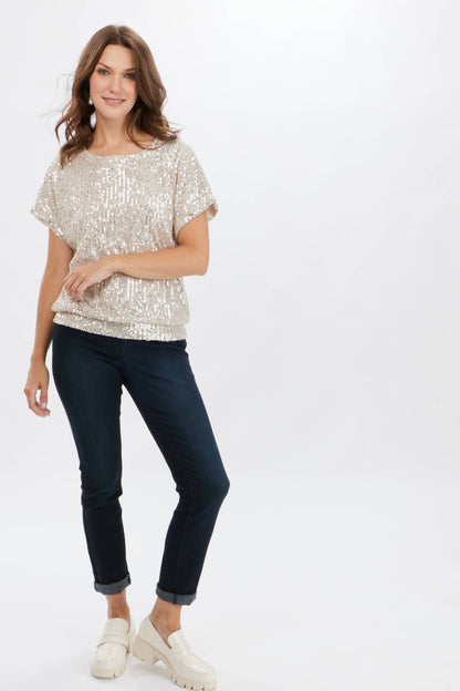 Frank Lyman 226482 Glamorous Sequin Pullover