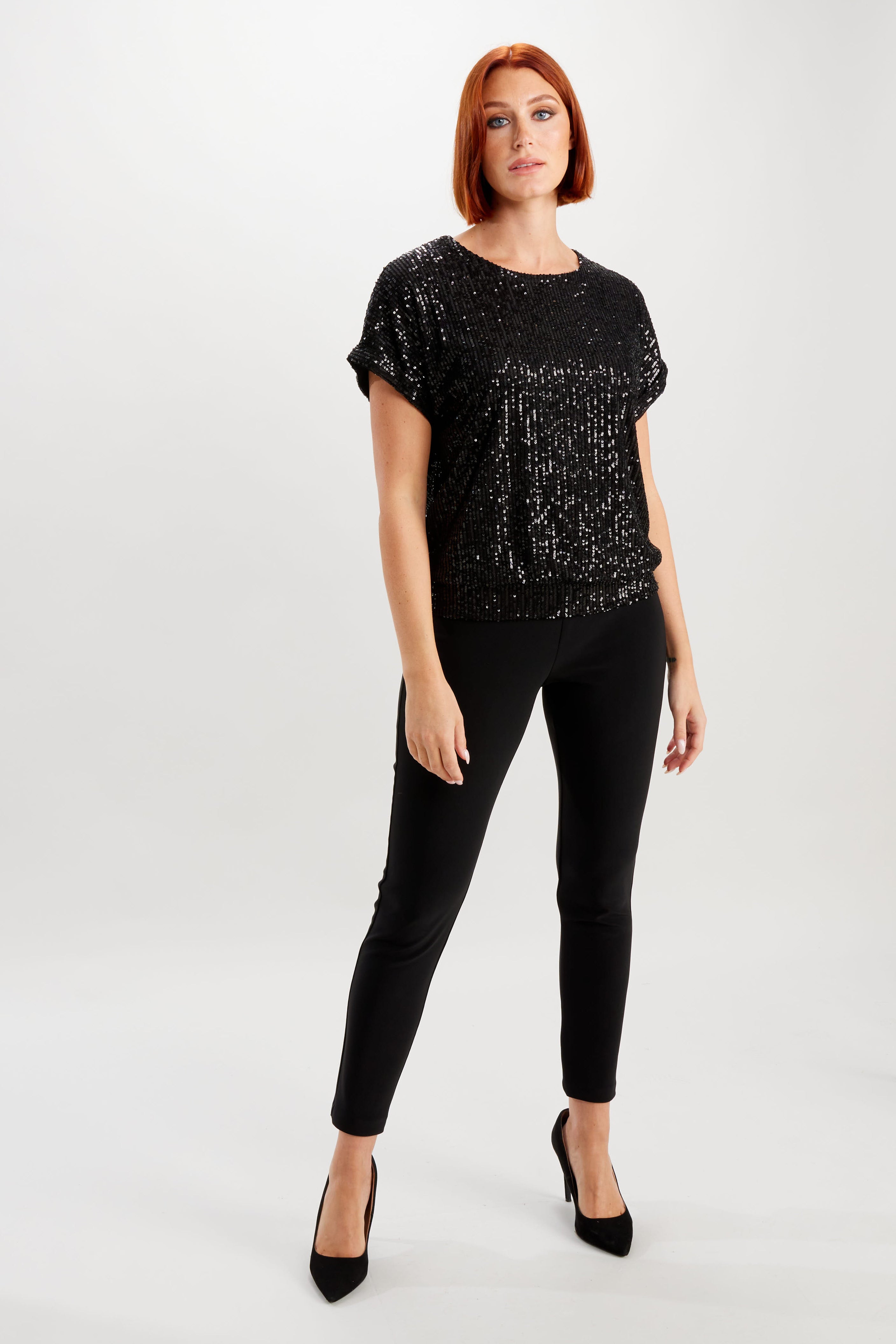 Frank Lyman 226482 Glamorous Sequin Pullover