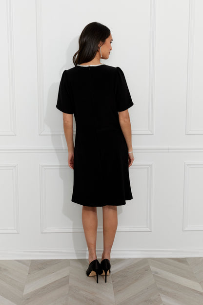 259019 Jewel Embellished Shift Dress Style