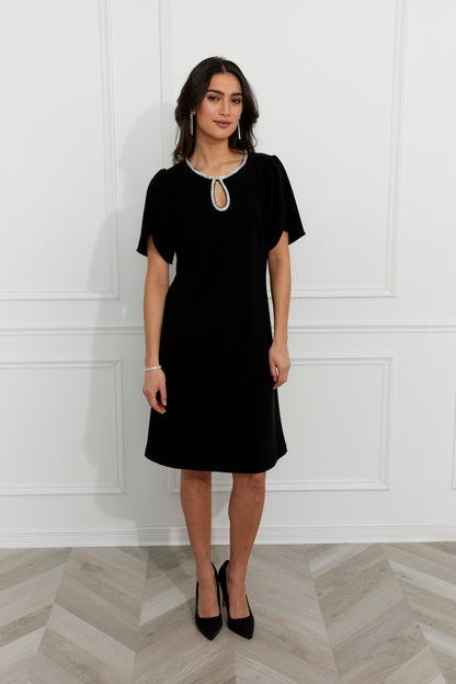 259019 Jewel Embellished Shift Dress Style
