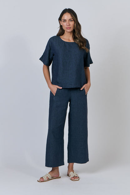 GA398 Long Linen Pants