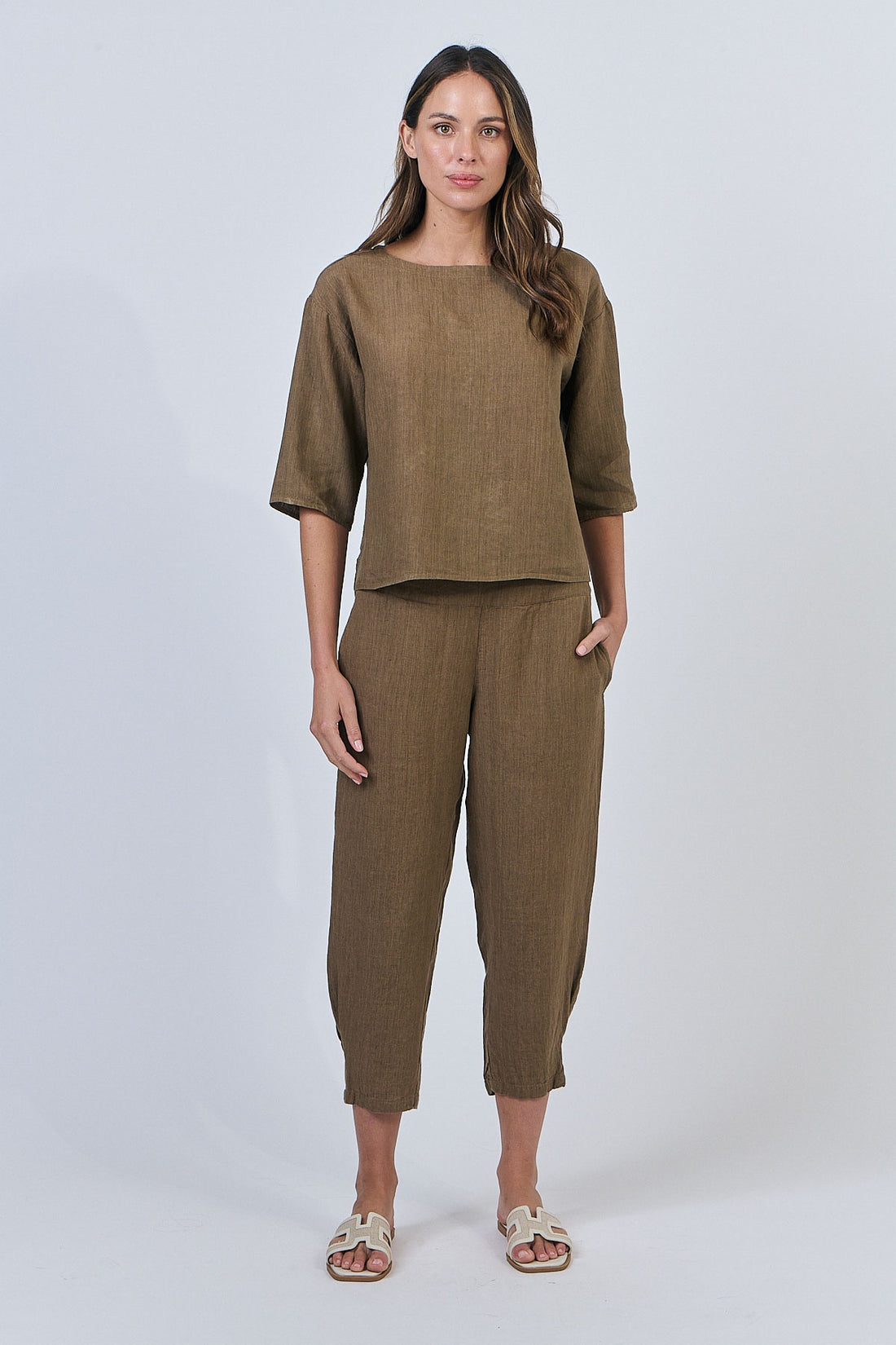 Naturals GA584 Linen Top