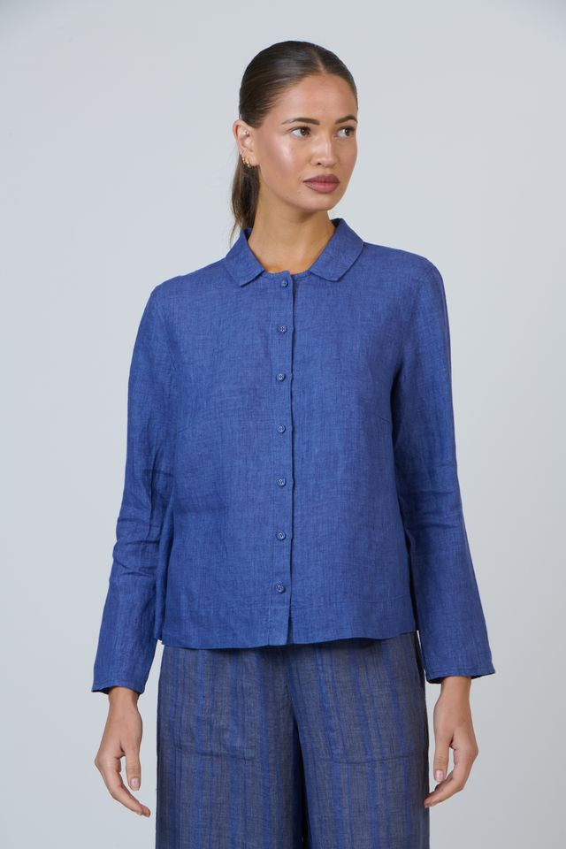 Linen GA647 Placid Shirt Naturals by O &amp; J