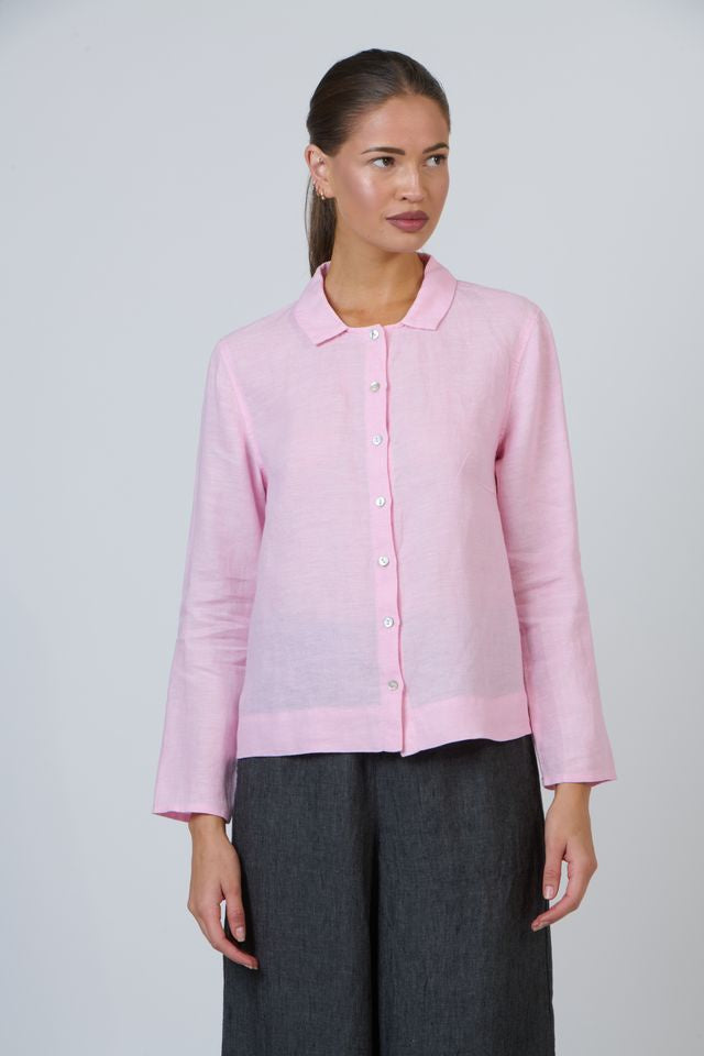Linen GA647 Shirt Naturals by O &amp; J
