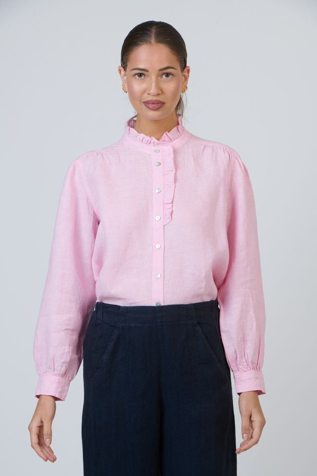 Linen GA653 Shirt Naturals by O &amp; J