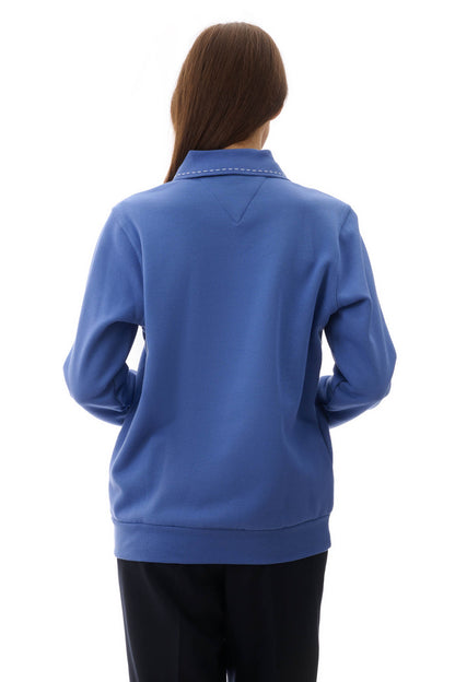 Rogers Embroidered Fleece Jumper - Givoni