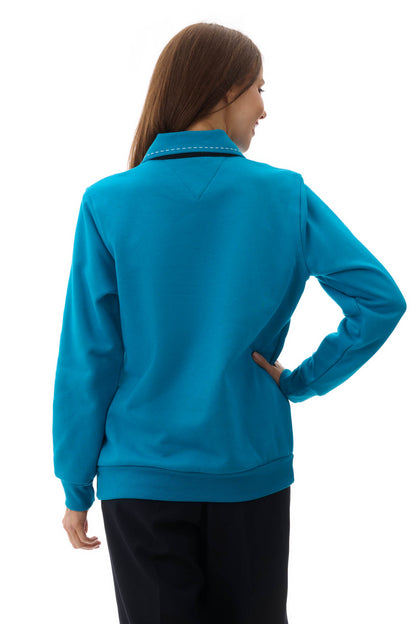 Rogers Embroidered Fleece Jumper - Givoni