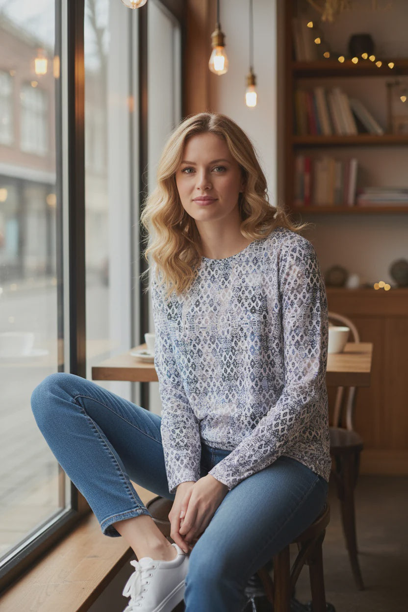 Taylor Print Top - Givoni