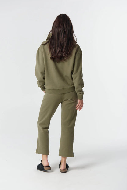 Rugged 1/2 Zip Cotton Sweater - Goondiwindi