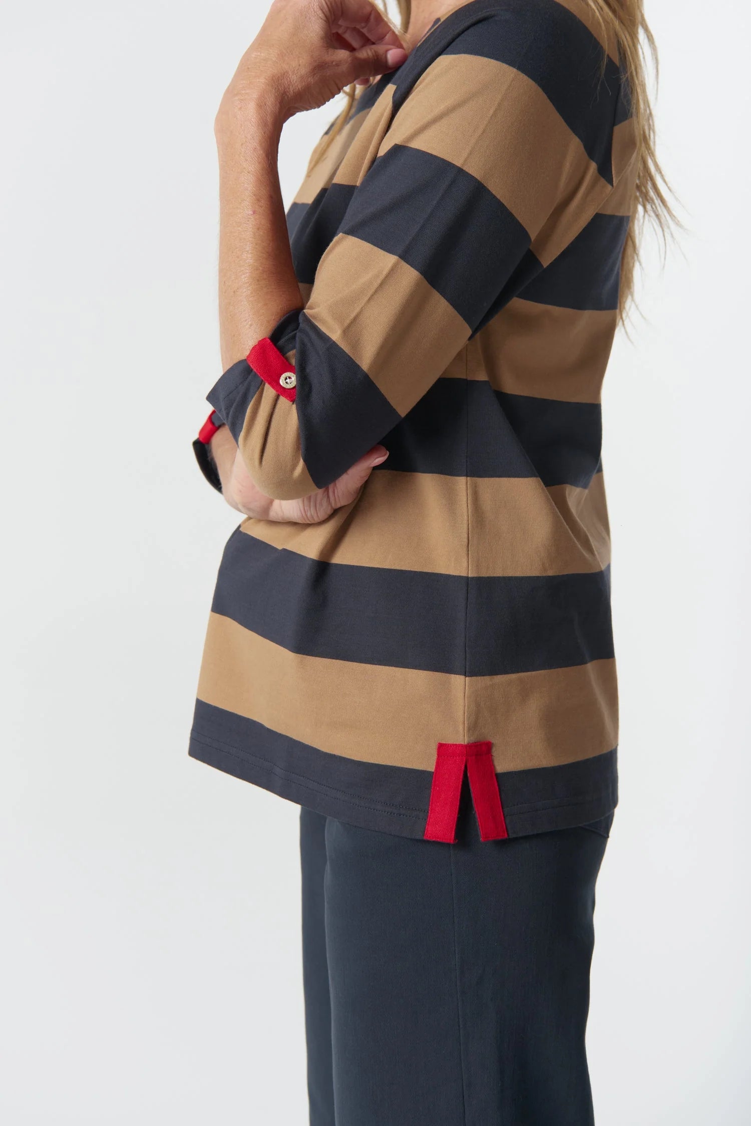 Track 3/4 Sleeve Cotton Jersey Goondiwindi