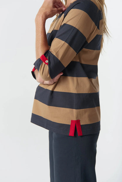 Track 3/4 Sleeve Cotton Jersey Goondiwindi
