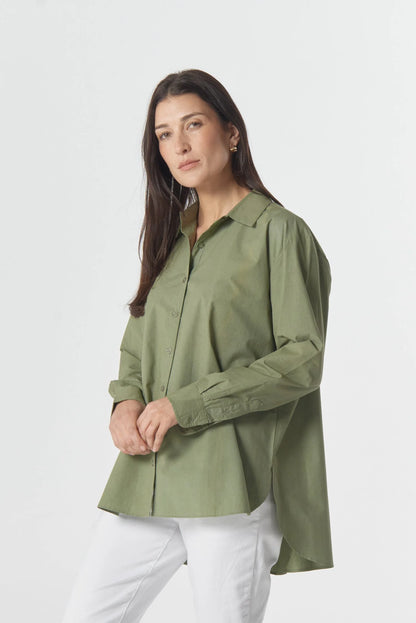 Bloom Oversized Basic Shirt - Goondiwindi
