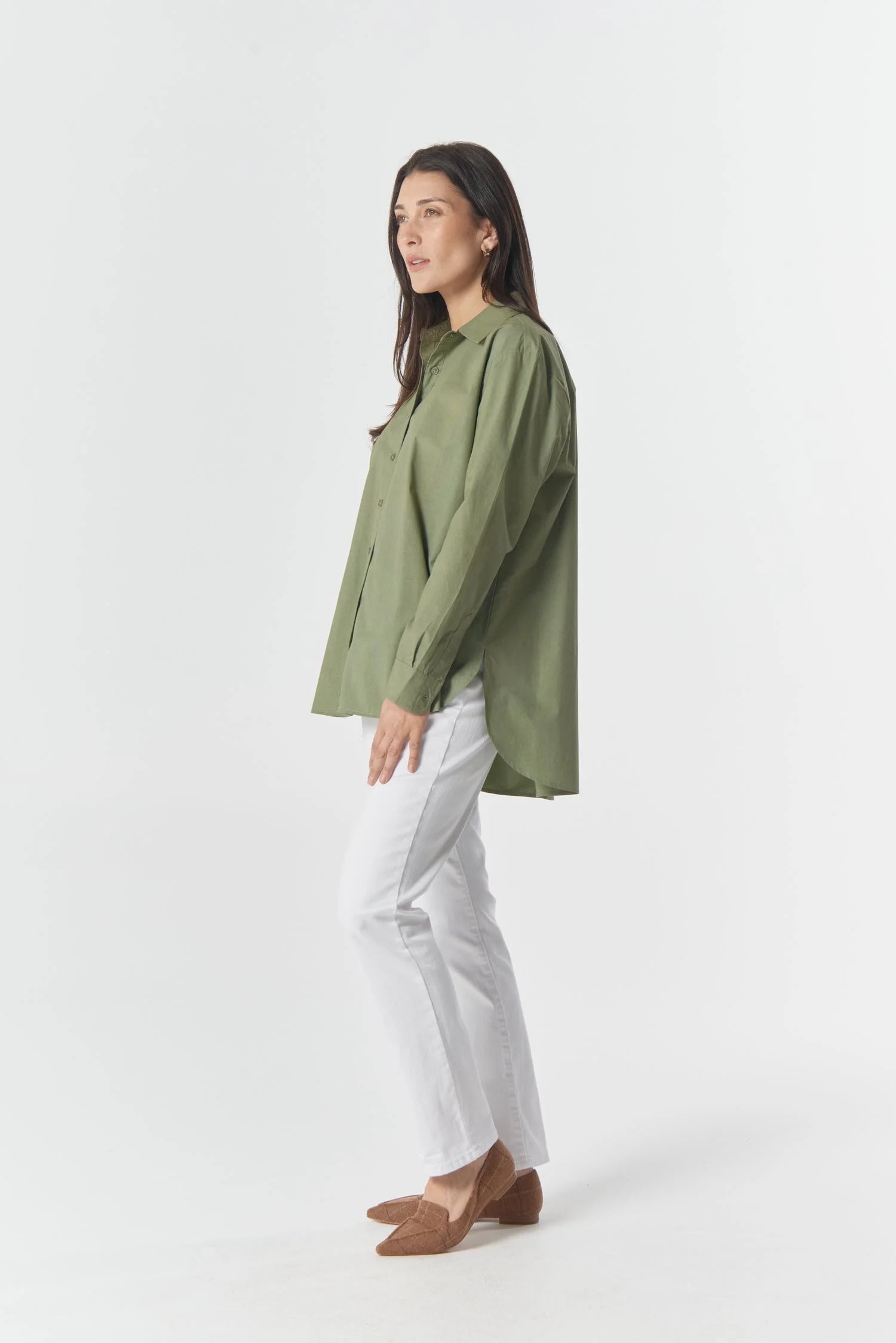 Bloom Oversized Basic Shirt - Goondiwindi