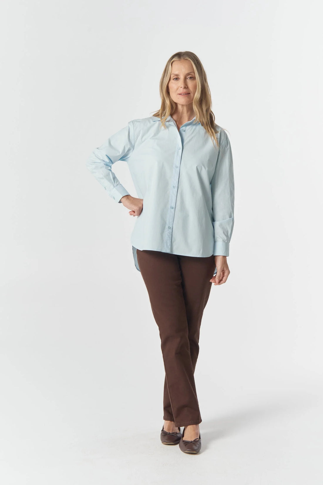 Bloom Oversized Basic Shirt - Goondiwindi
