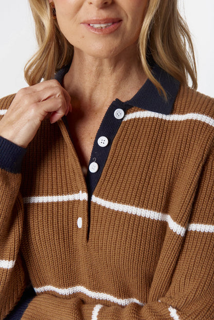 Husk Cotton Cashmere Knit Jumper - Goondiwindi