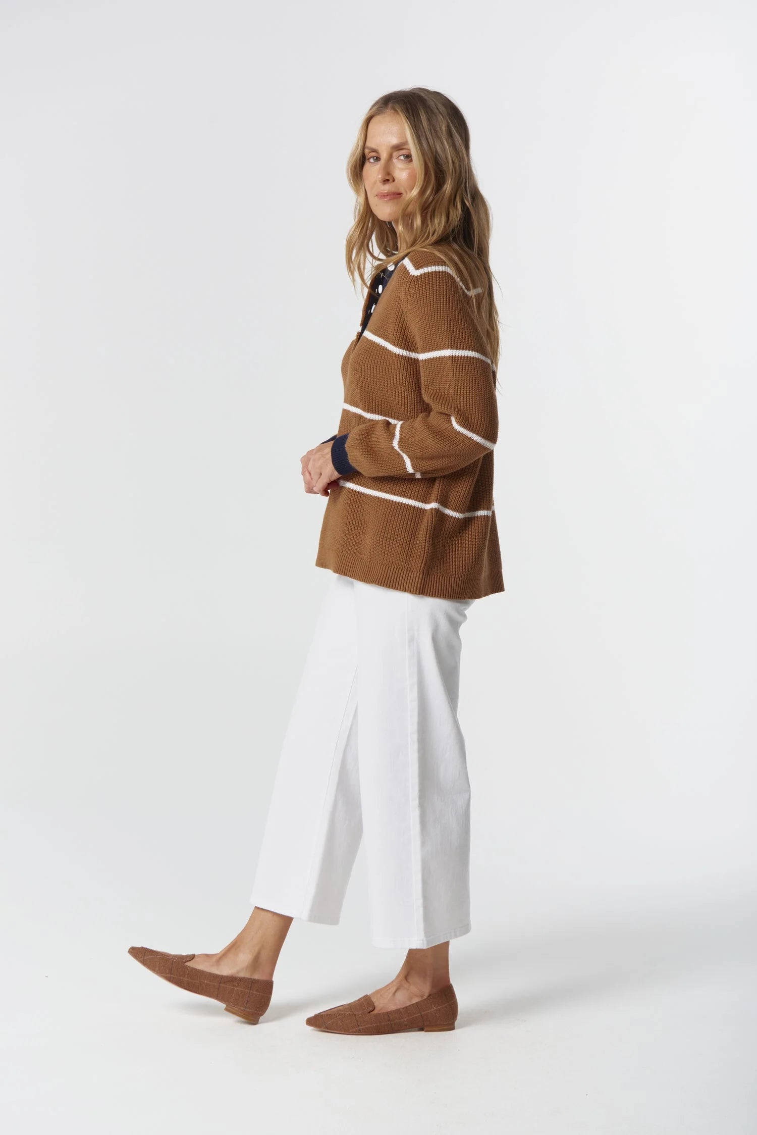 Husk Cotton Cashmere Knit Jumper - Goondiwindi
