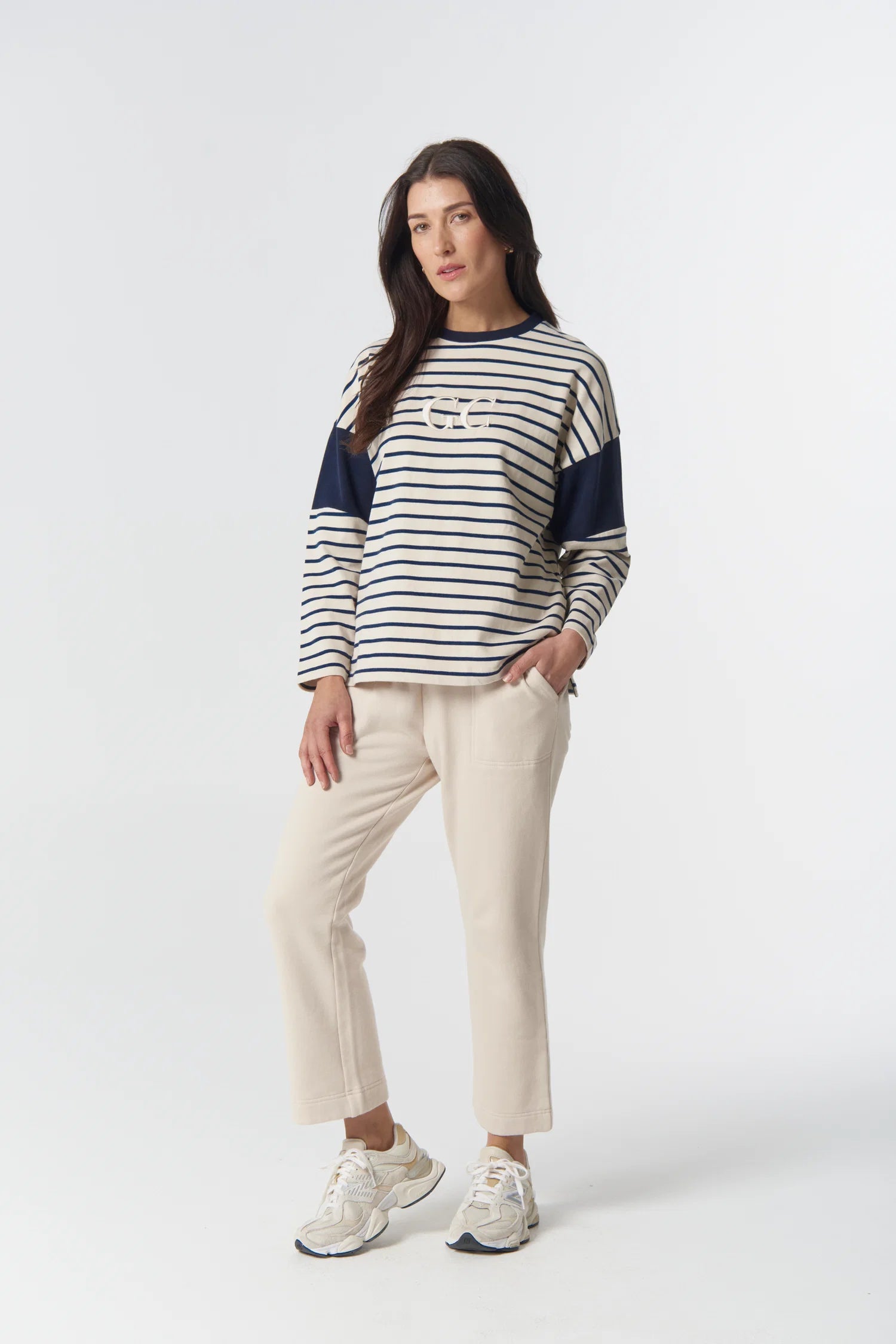 Striped GC Logo Sweater Goondiwindi
