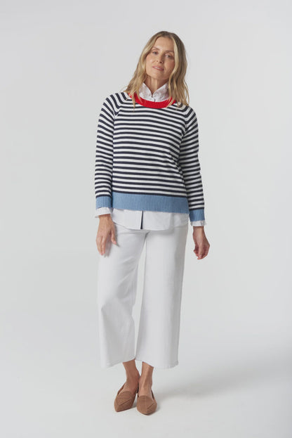 Farmer Cotton Cashmere Knit Jumper - Goondiwindi