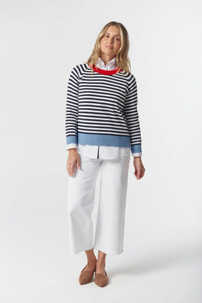 Farmer Cotton Cashmere Knit Jumper - Goondiwindi