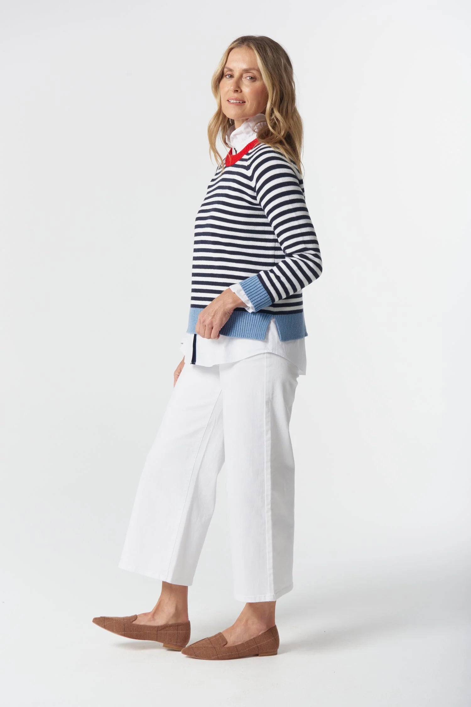 Farmer Cotton Cashmere Knit Jumper - Goondiwindi