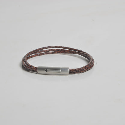 Honed Hitch Braid Bolo 3x3 Brown