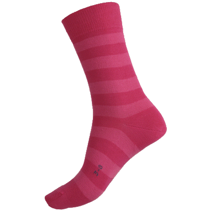 85% Cotton Striped Health Sock - Humphrey Law
